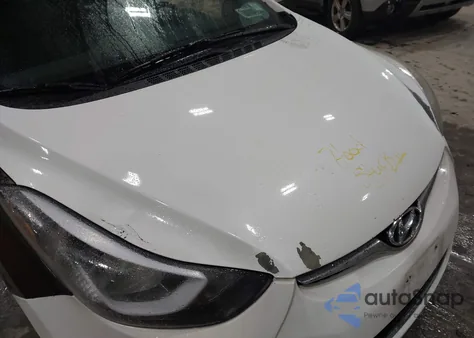 2016 Hyundai Elantra Se from USA, damaged, VIN 5NPDH4AE6GH748549